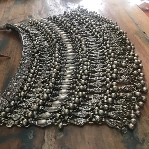 SOLD Gypsy- VTG Bohemian Festival Necklace Belly dancer  Lebanon Egyptian - Picture 5 of 10